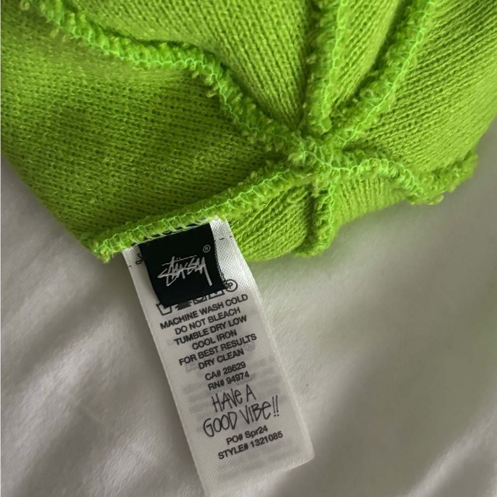 Stussy Basic Skullcap Beanie 'Lime' - Picture 3 of 3